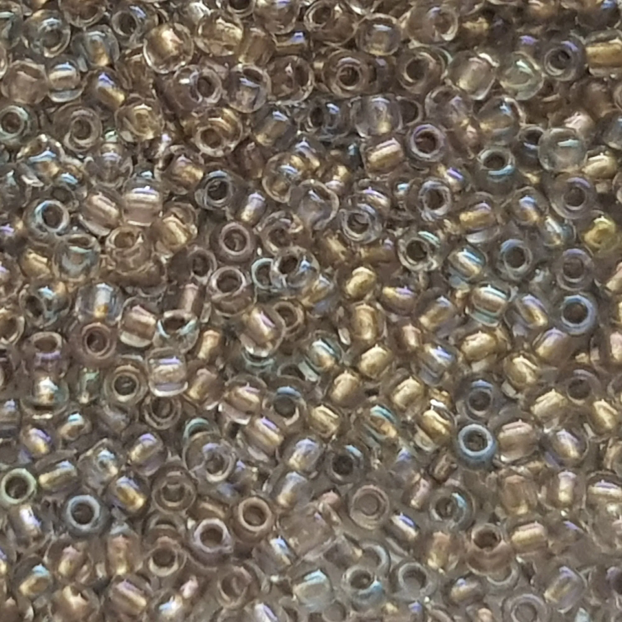 11/0 TR-262 Crystal Inside Colour Gold-Lined Round 10g/30g Round Toho Seed Beads - Beading Supply