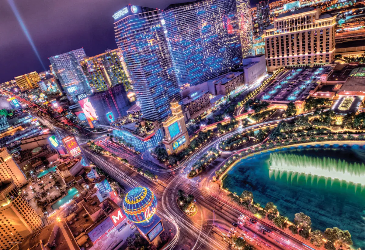 2000-Piece Clementoni Jigsaw Puzzle, Las Vegas