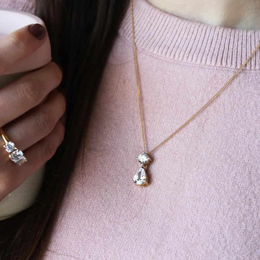 2.75 ct. t.w. Teardrop Pendant
