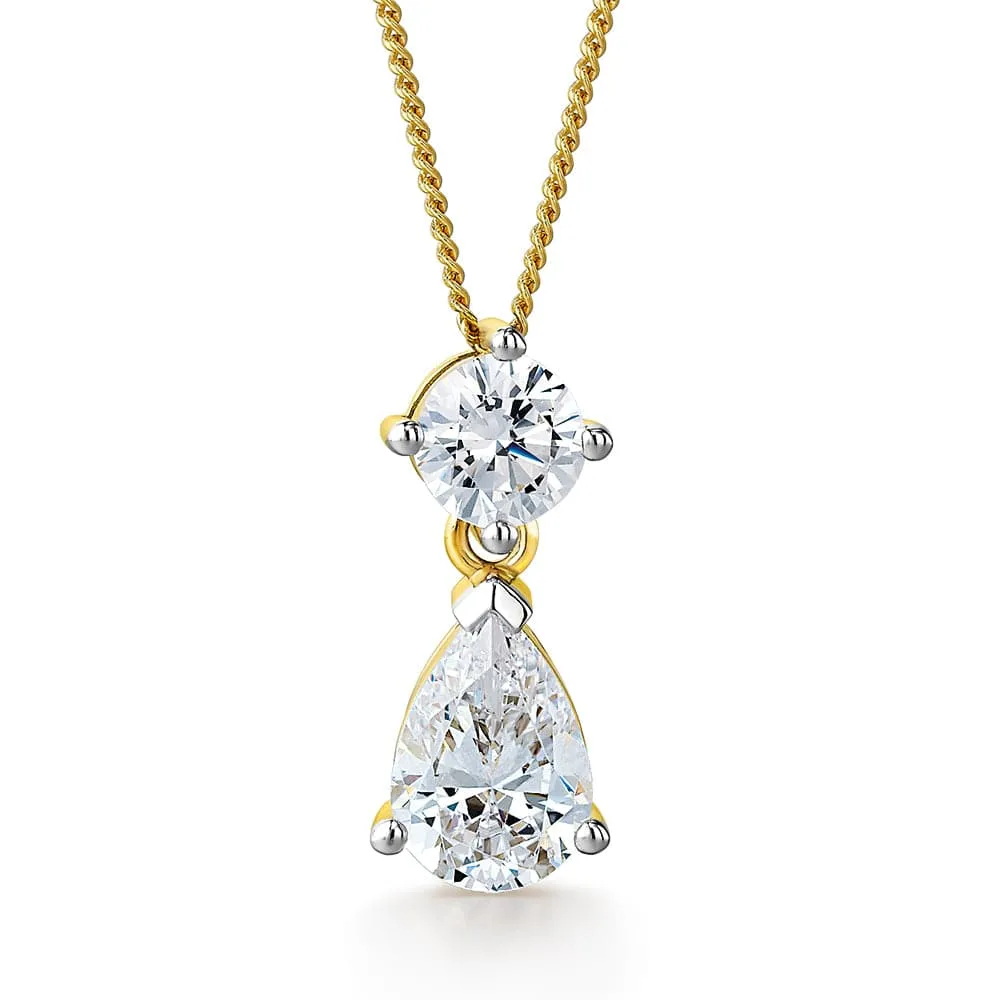 2.75 ct. t.w. Teardrop Pendant