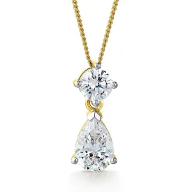 2.75 ct. t.w. Teardrop Pendant