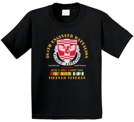 864th Engineer Bn - June 9 1965 - 6 Sept 1965 - Vietnam Vet W Vn Svc T Shirt
