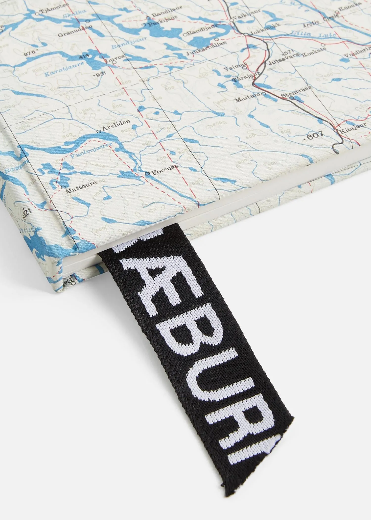 A5 OFF-CUT NOTEBOOK, LINED AERONAUTICAL MAPS