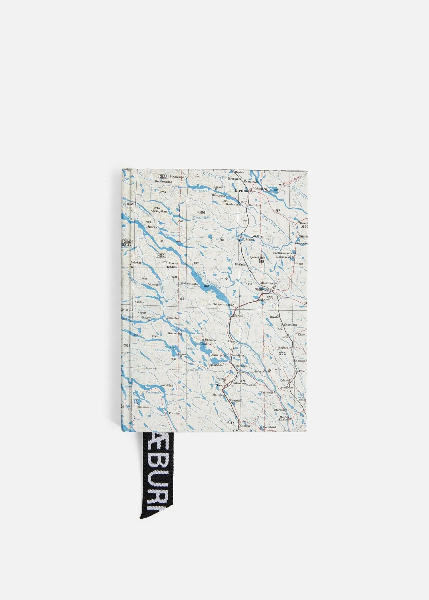 A5 OFF-CUT NOTEBOOK, LINED AERONAUTICAL MAPS