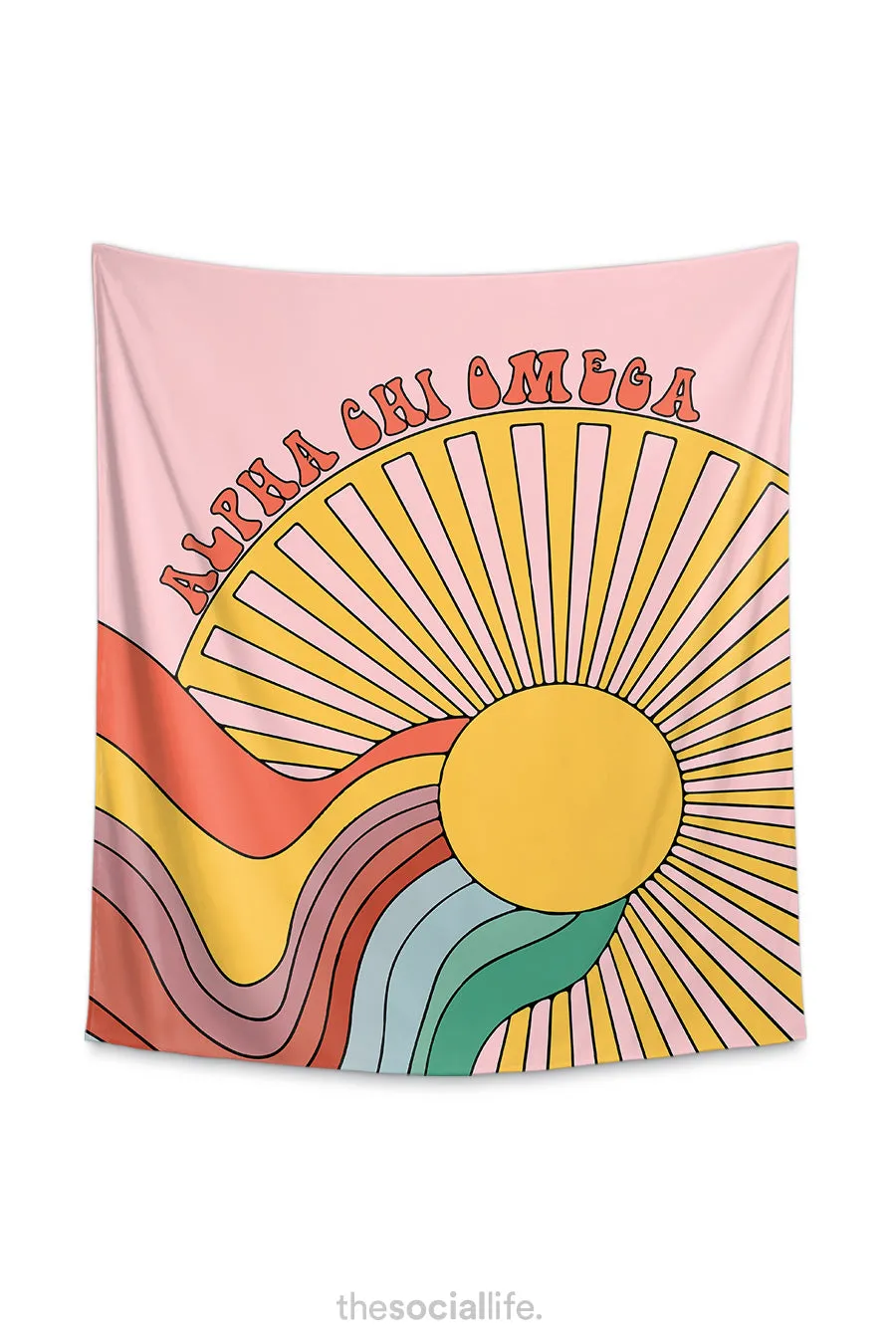 Alpha Chi Omega Sunshine Tapestry