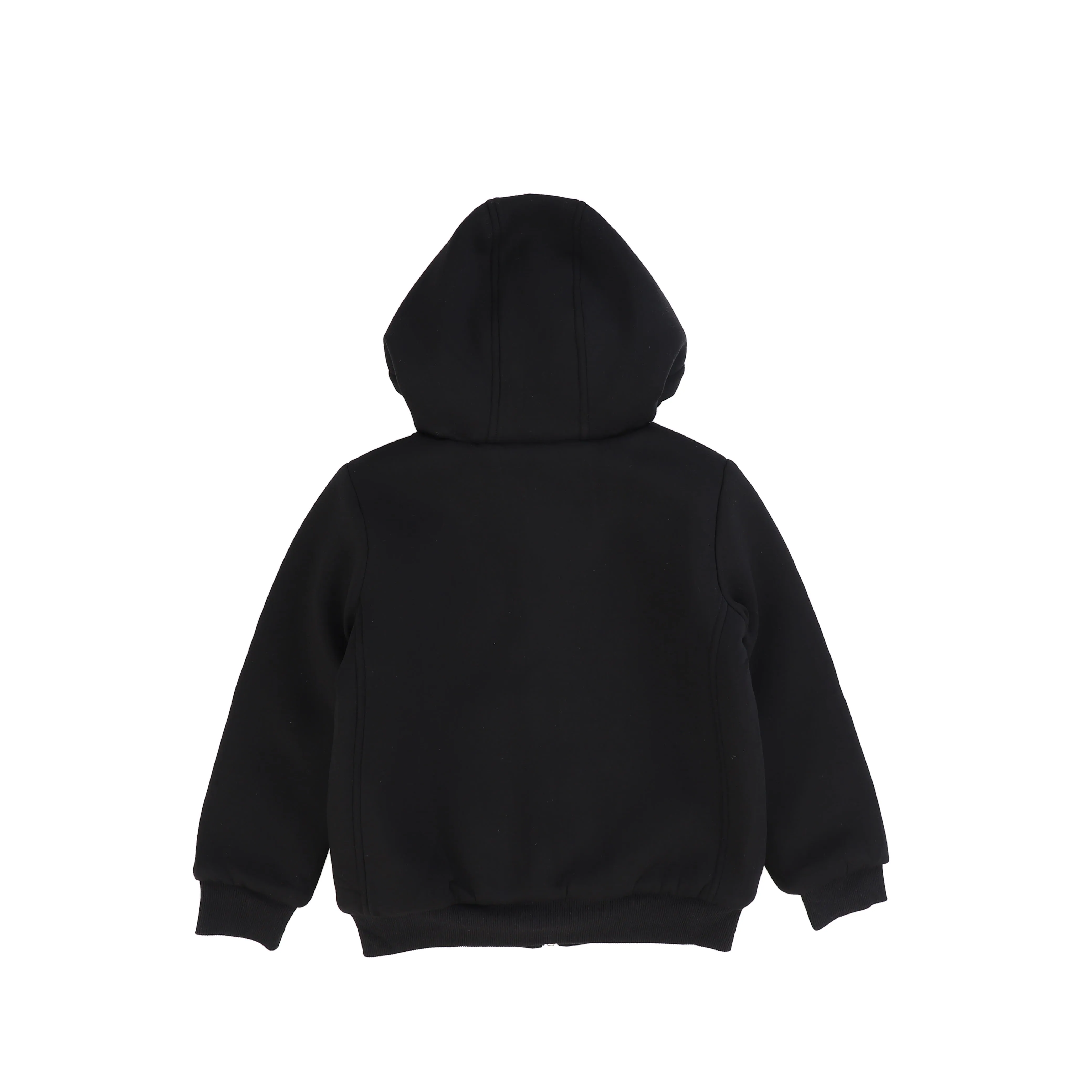 Bace Collection Burgundy Fur Lined Hooded Sweatshirt