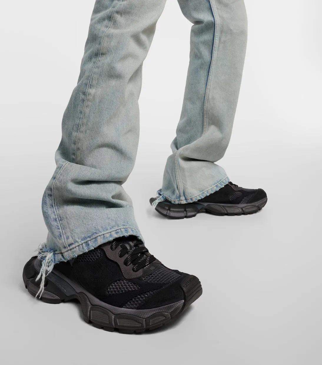Balenciaga Suede 3xl Sneakers, Gray