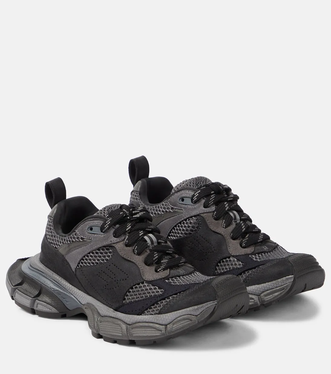 Balenciaga Suede 3xl Sneakers, Gray