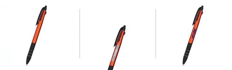 Ballpoint Pen With Black Lined Grip