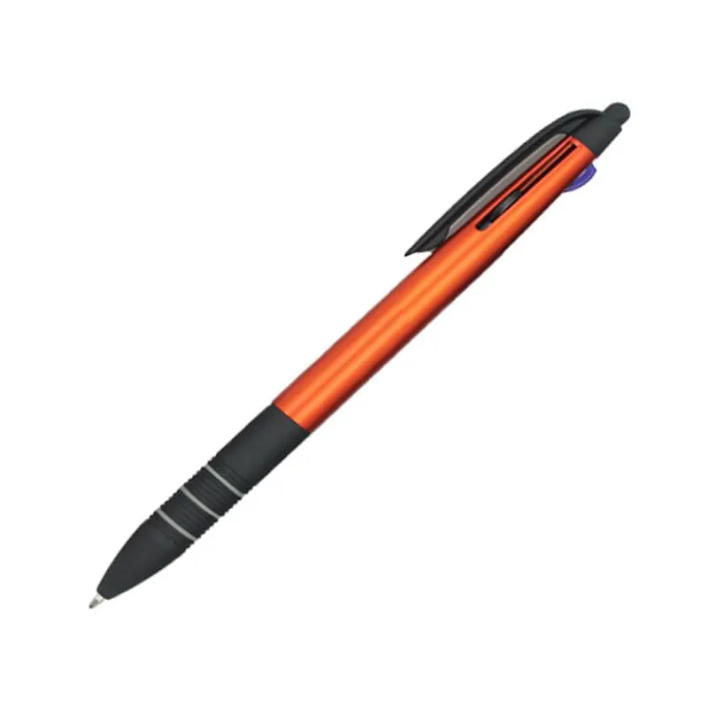 Ballpoint Pen With Black Lined Grip
