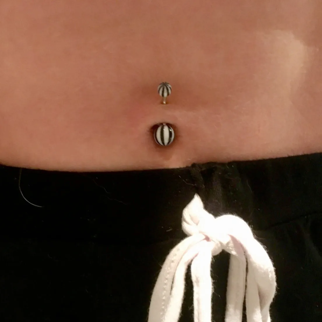 Beach Ball Acrylic Belly Bars