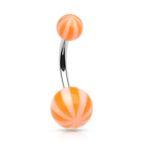 Beach Ball Acrylic Belly Bars