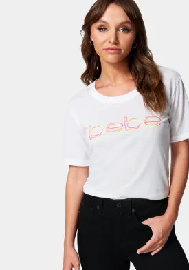 Bebe Logo Outline Top