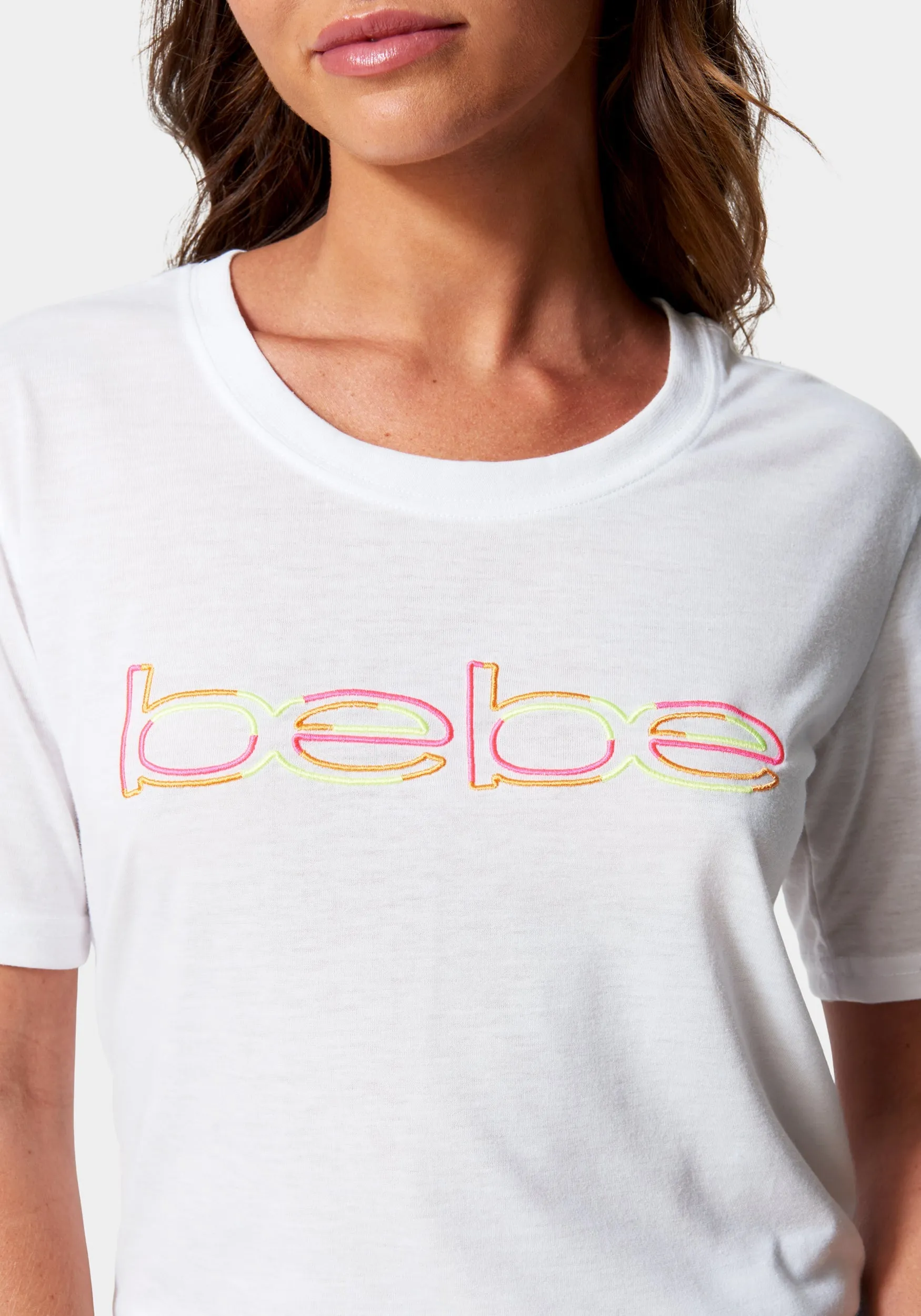 Bebe Logo Outline Top