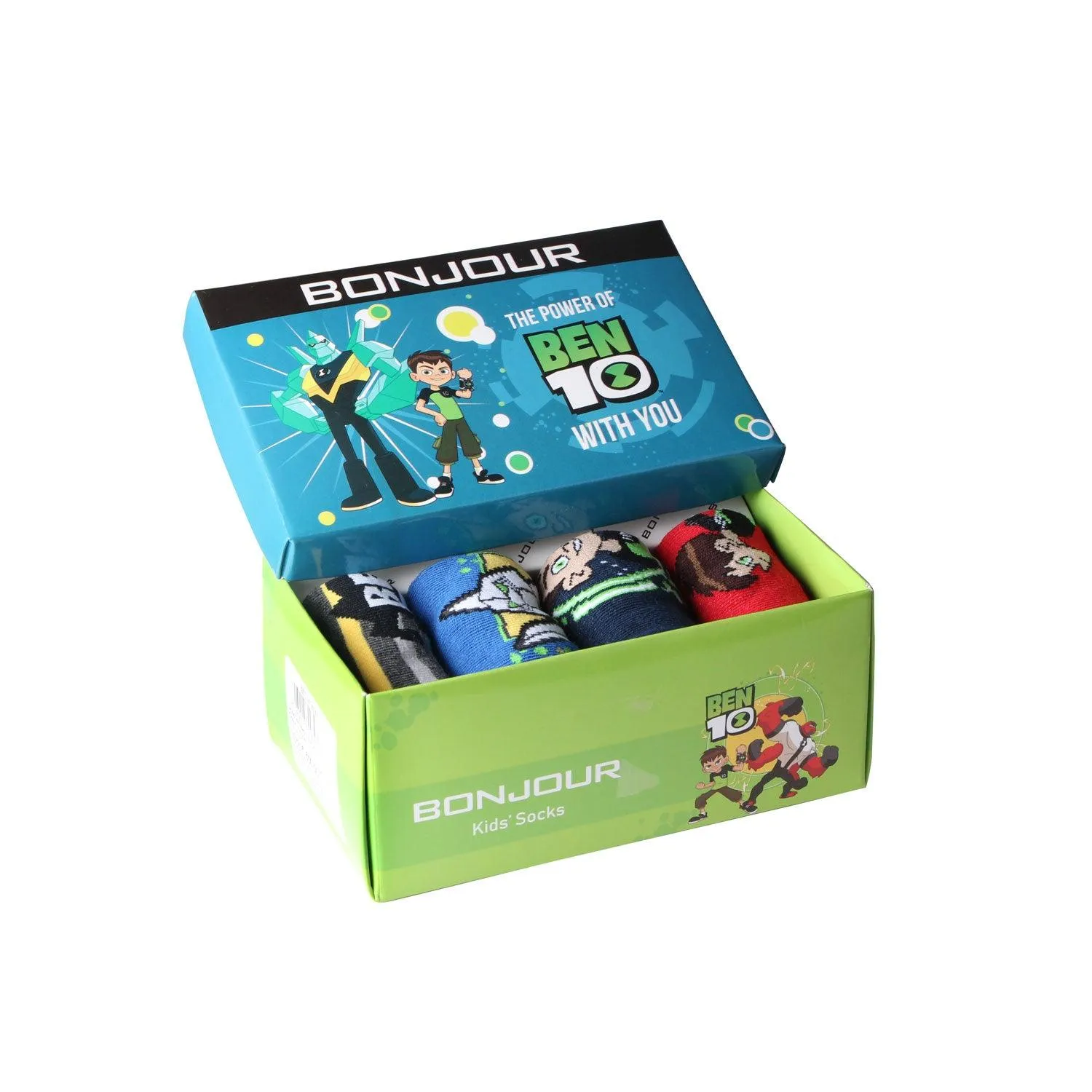 Ben 10 Socks For Kids - Pack Of 5