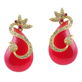 Bhavi Jewels Gold Plated Austrian Stone Dangler Earrings