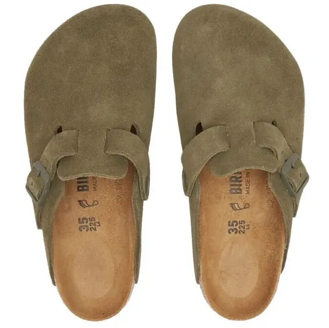 Birkenstock Boston sandals, khaki