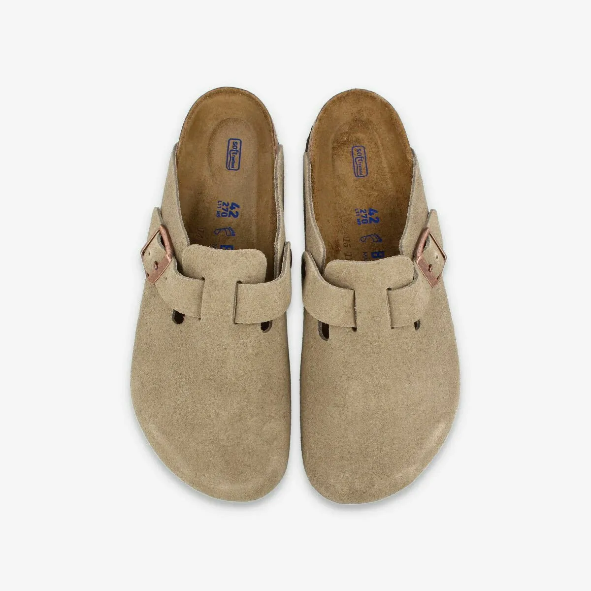BIRKENSTOCK BOSTON SOFT FOOTBED SUEDE LEATHER 【REGULAR】