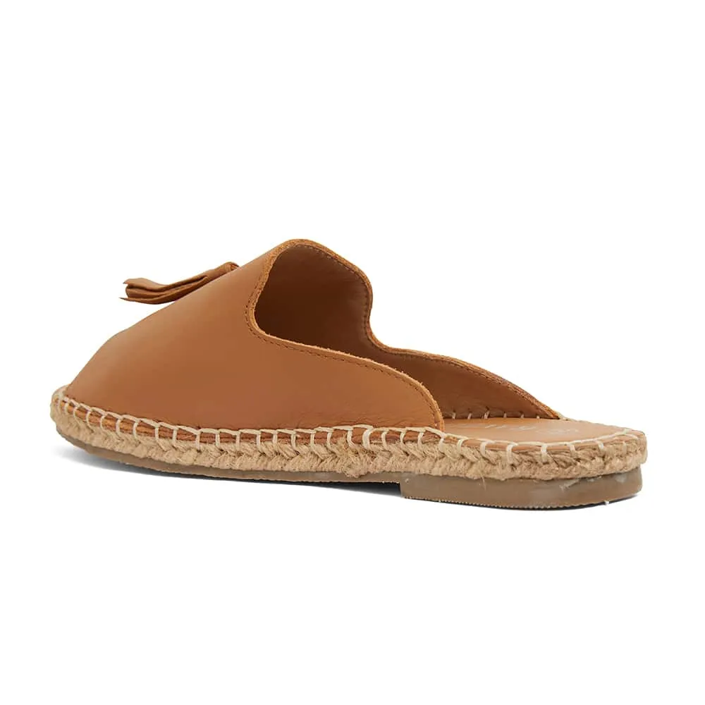 Blink Espadrille in Tan Leather