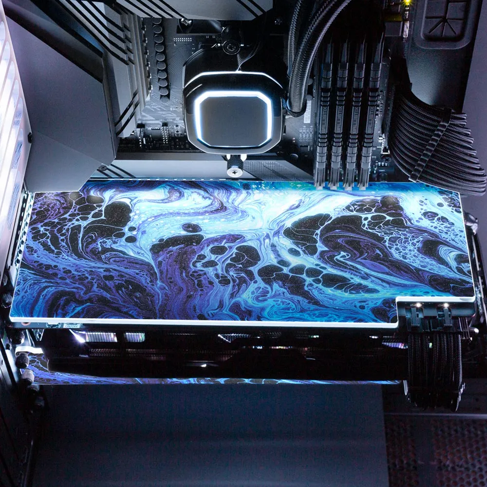 Blue Neon RGB GPU Backplate