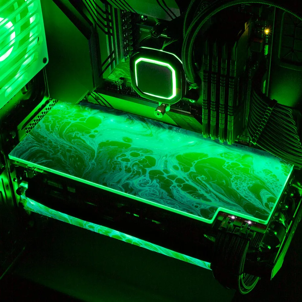 Blue Neon RGB GPU Backplate