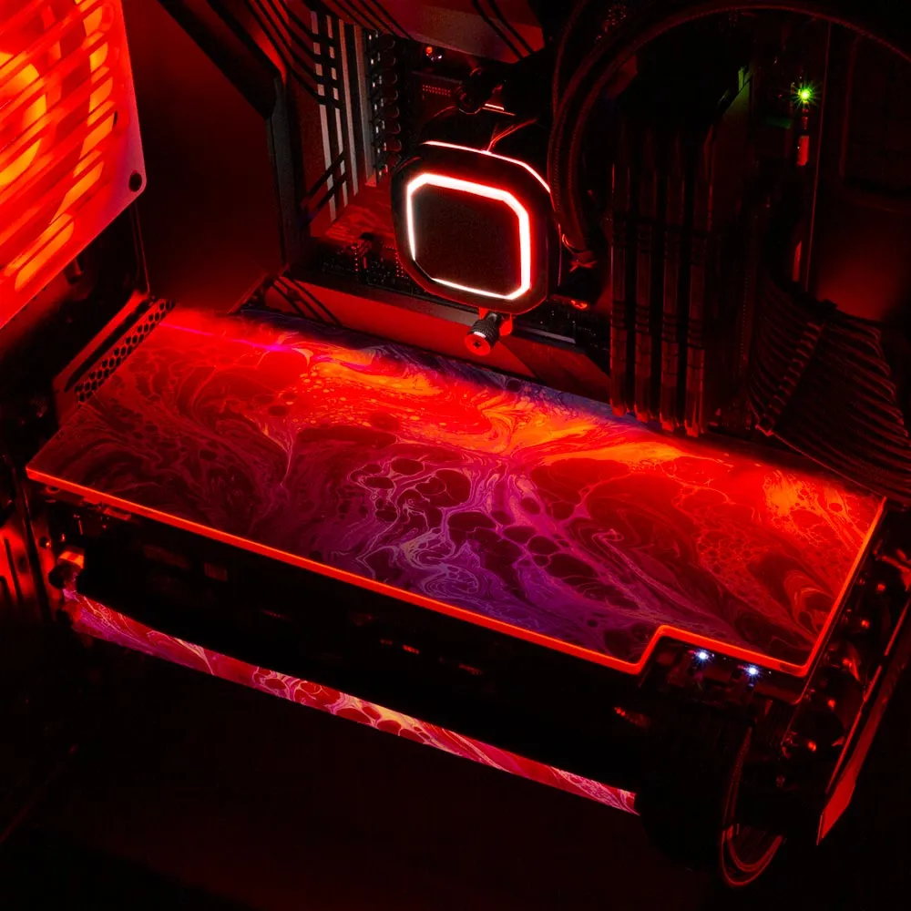 Blue Neon RGB GPU Backplate