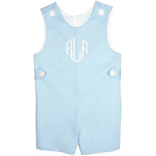 Blue Pique Boys Shortall