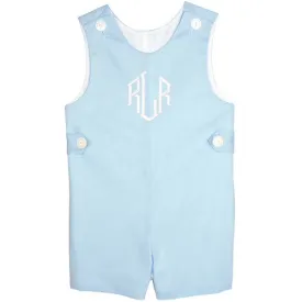 Blue Pique Boys Shortall