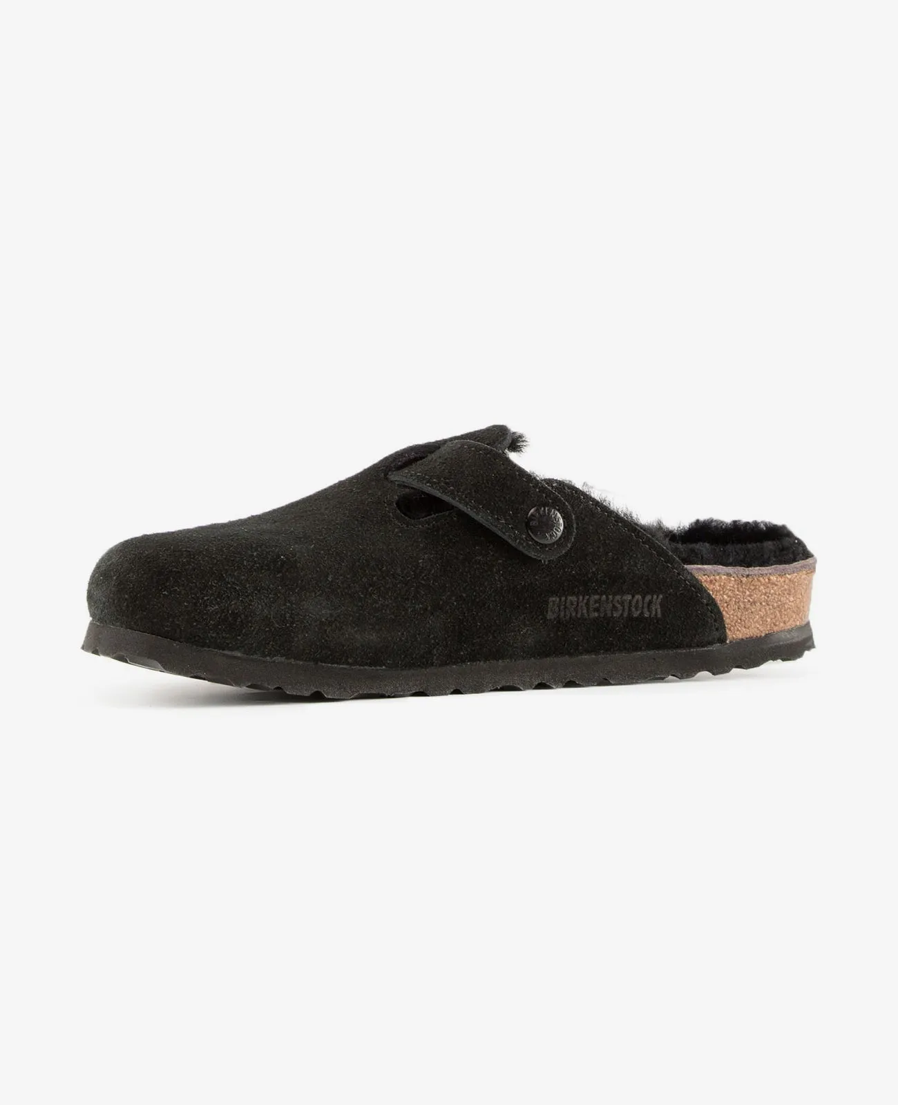 Boston Shearling Suede Black