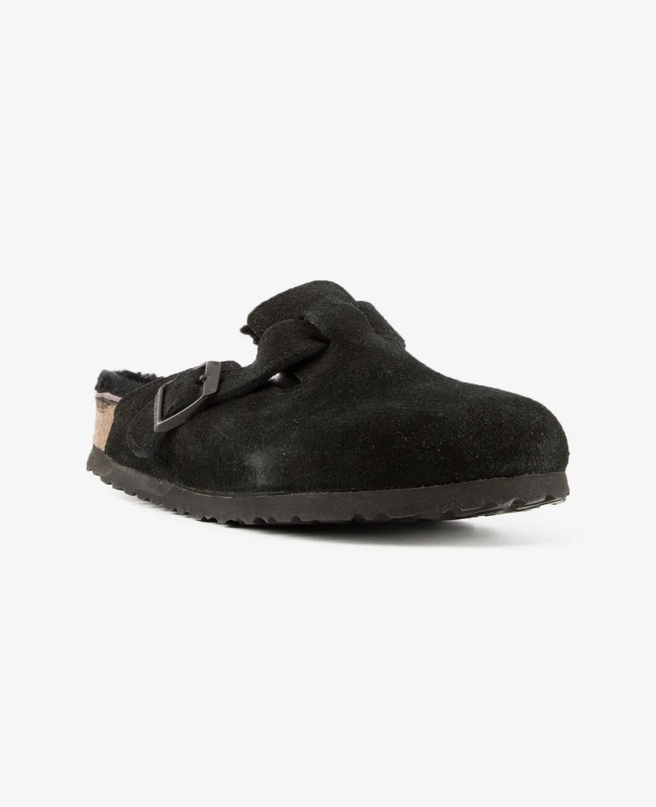 Boston Shearling Suede Black