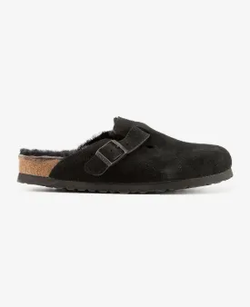 Boston Shearling Suede Black