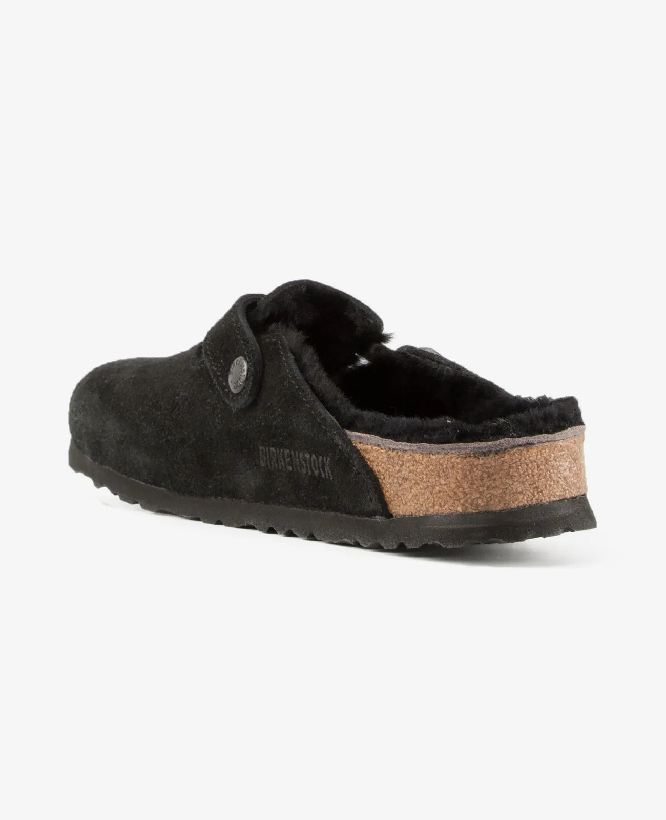 Boston Shearling Suede Black