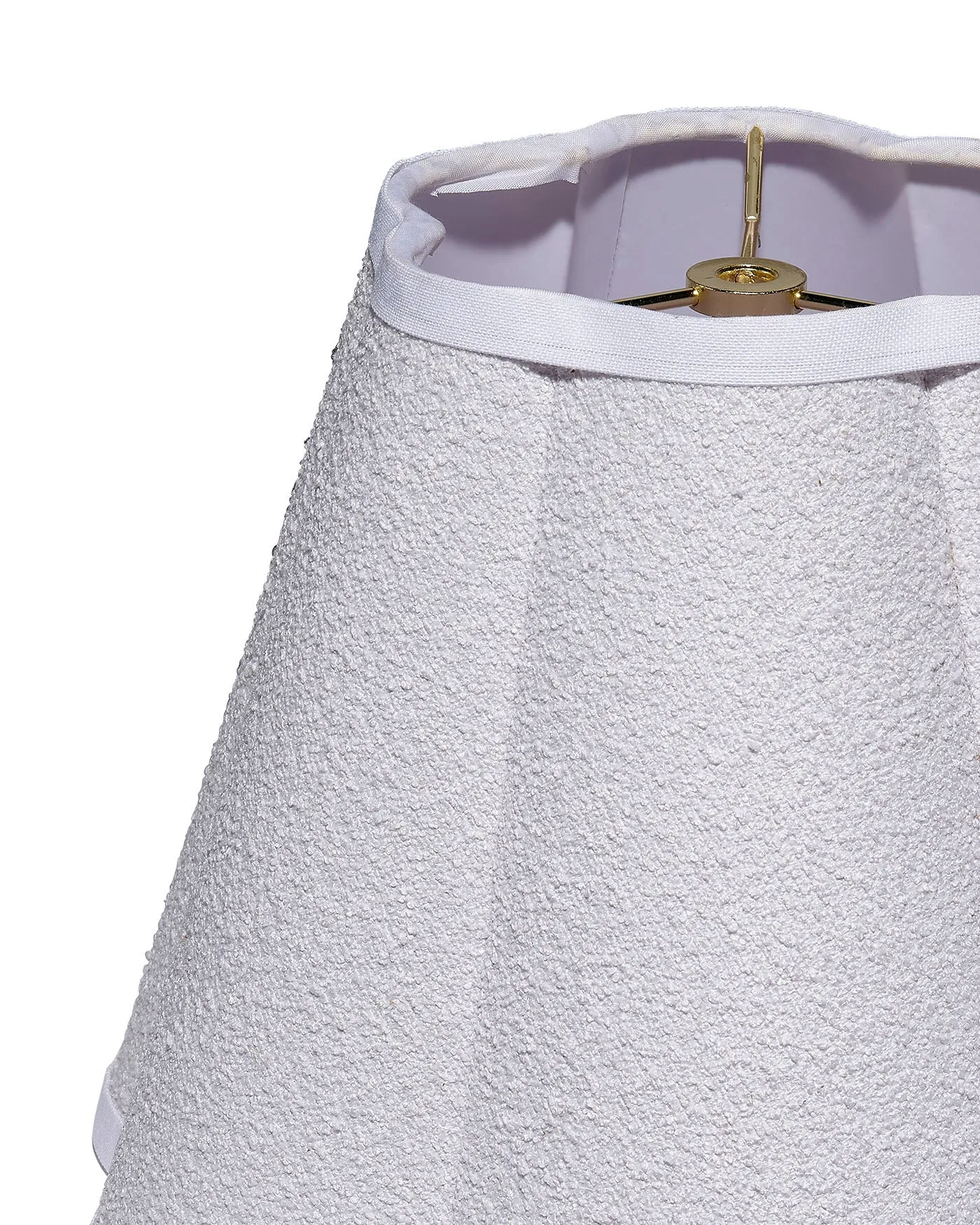 Boucle Scalloped Lamp Shade