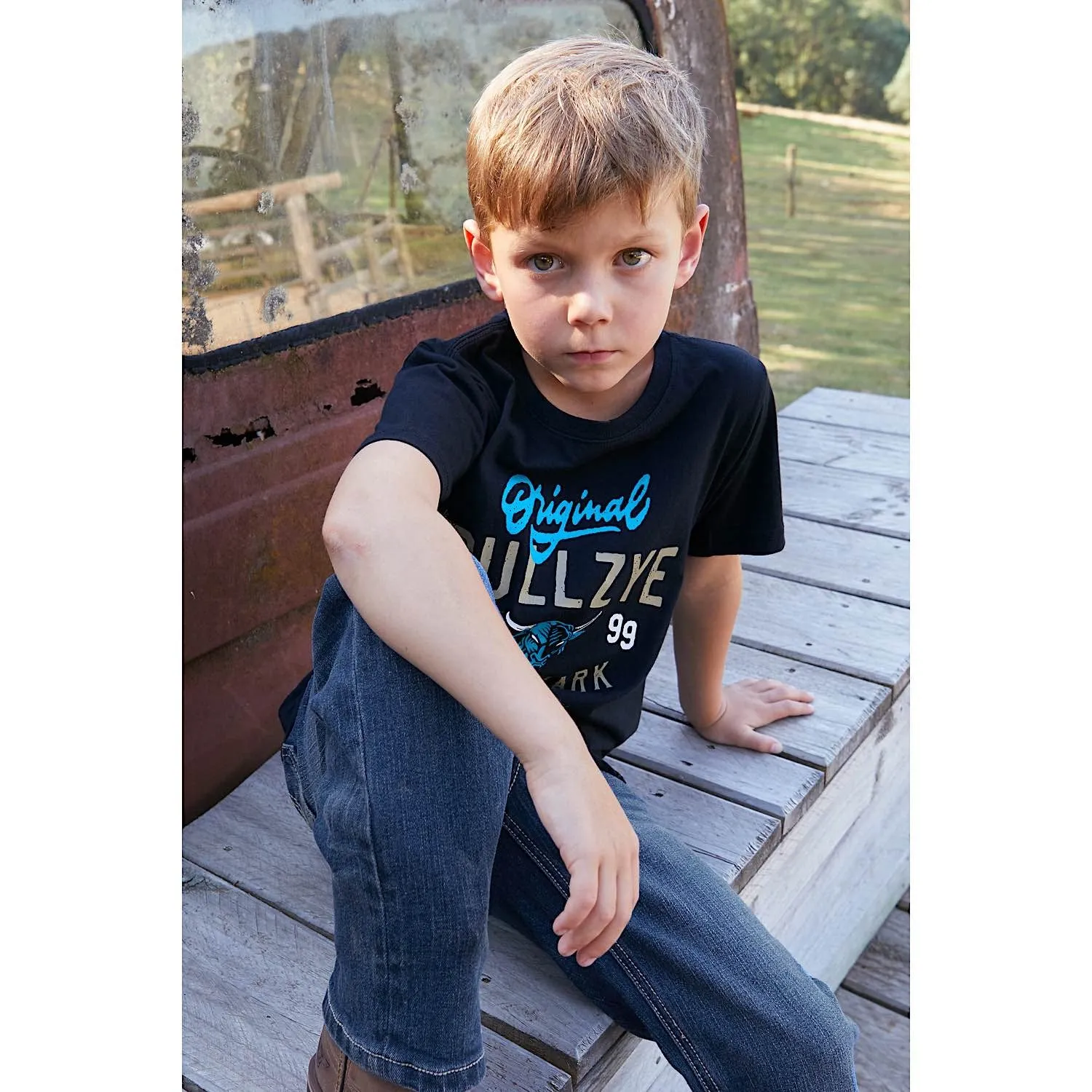 Bullzye Boys Attribution S/S Tee Black
