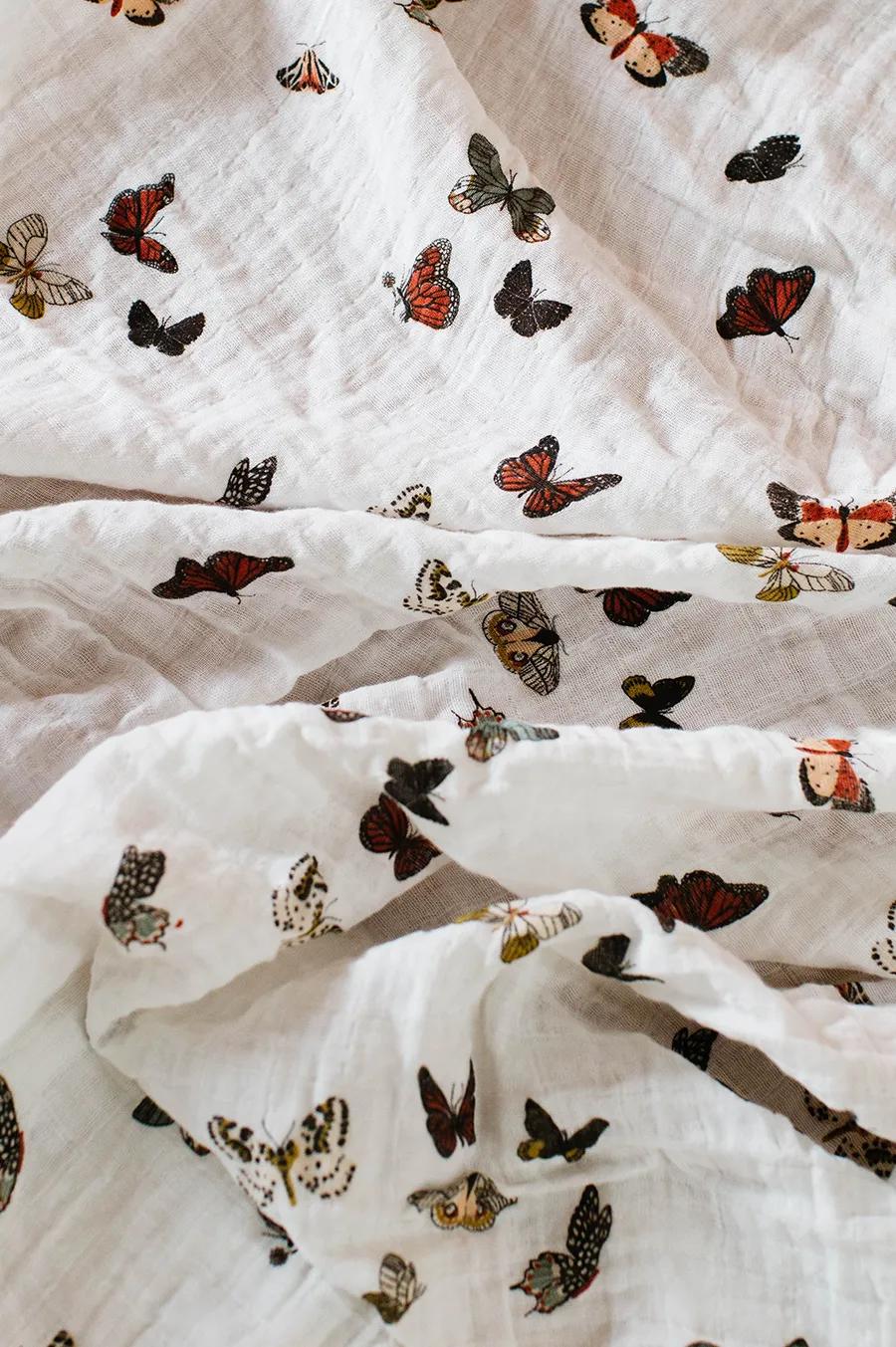 Butterfly Migration Swaddle Blanket