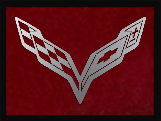 C7 Corvette Laser Cut Logo Sign
