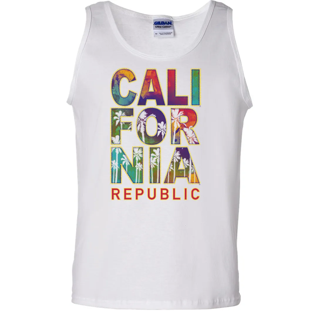California Pastel Stitched Style Asst Colors Tank Top