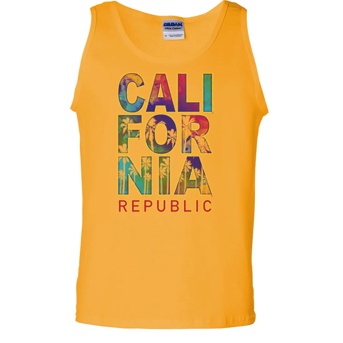 California Pastel Stitched Style Asst Colors Tank Top