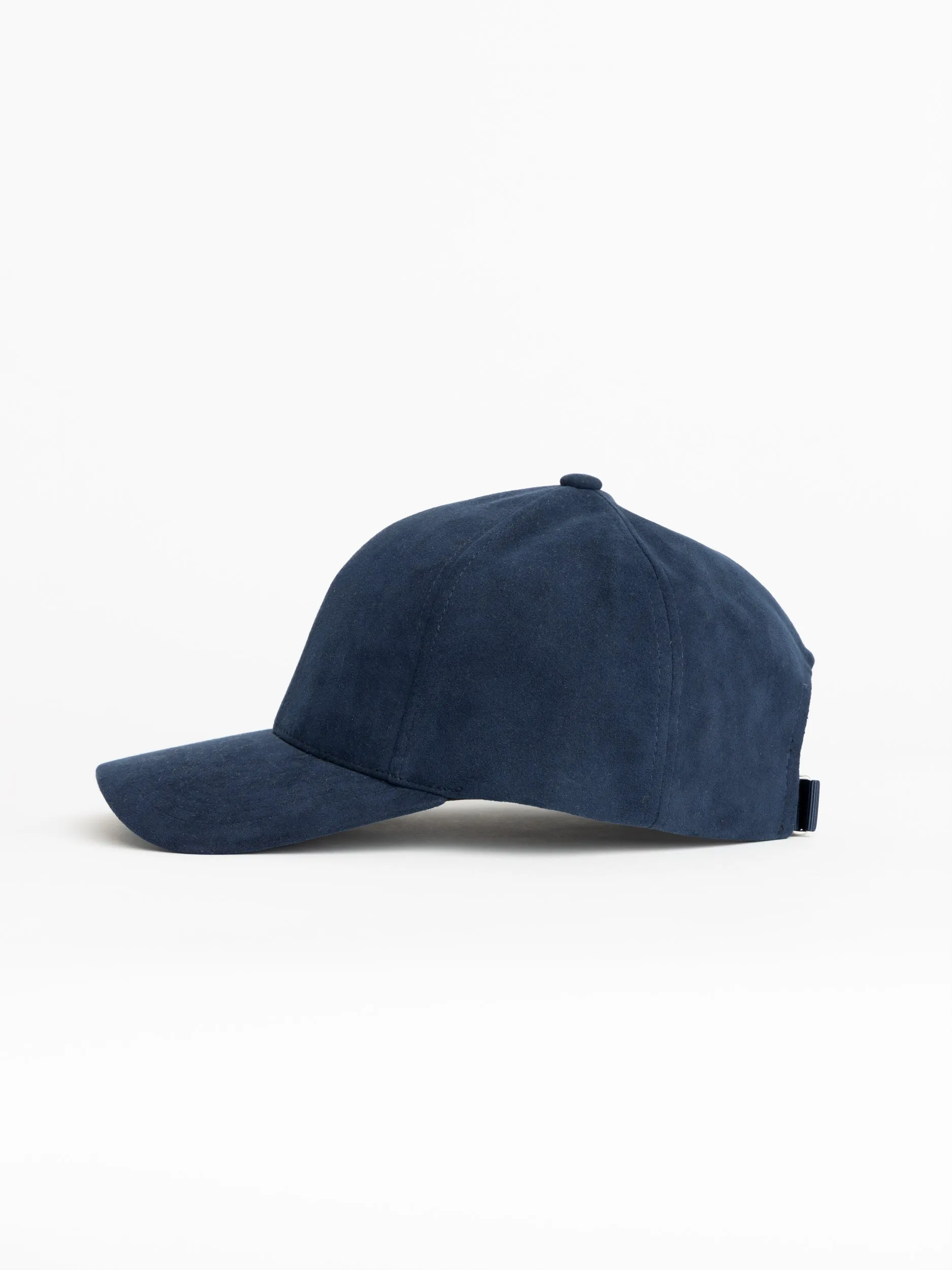 Commodore Blue Suede Alcantara Ball Cap