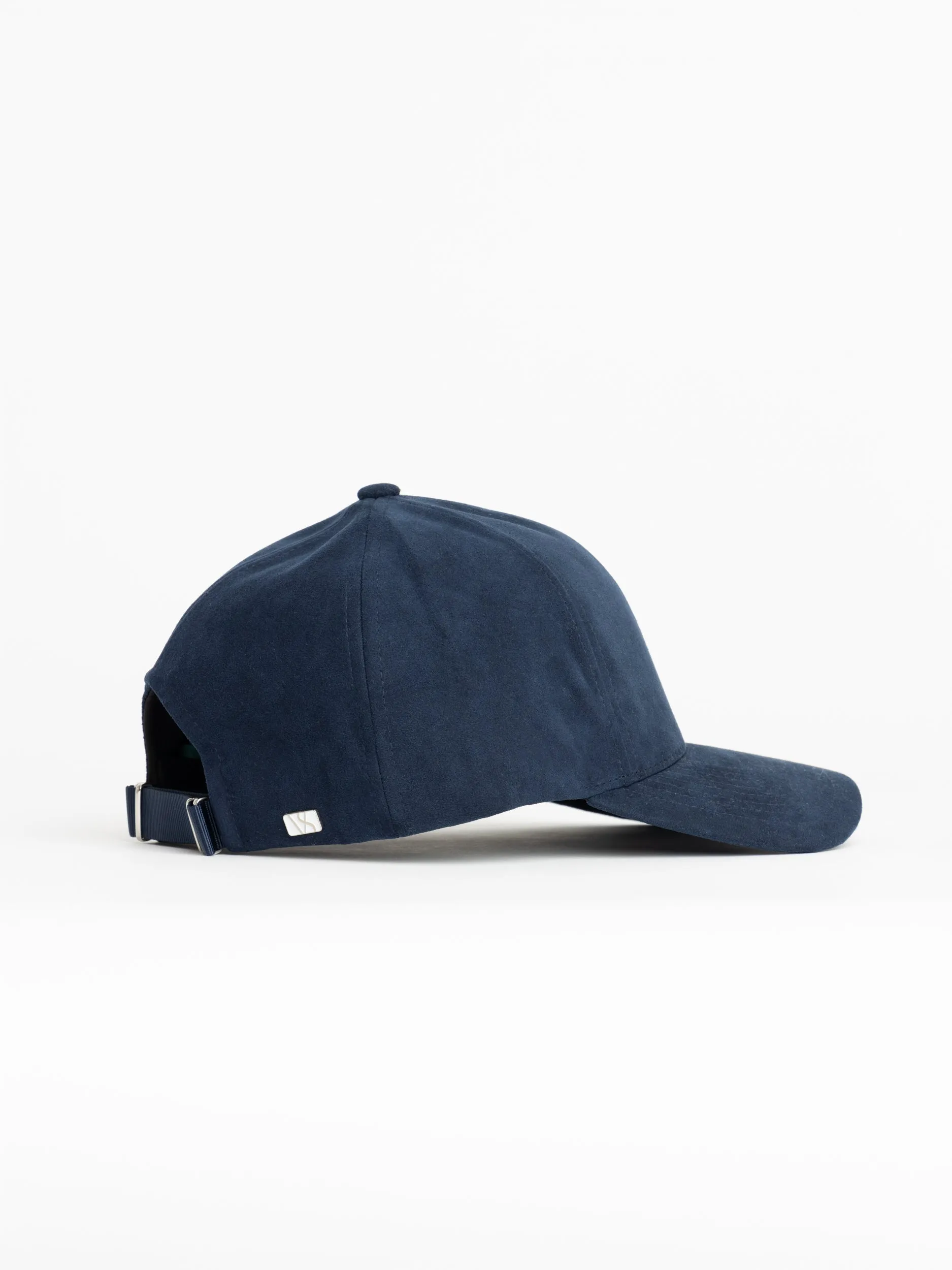 Commodore Blue Suede Alcantara Ball Cap