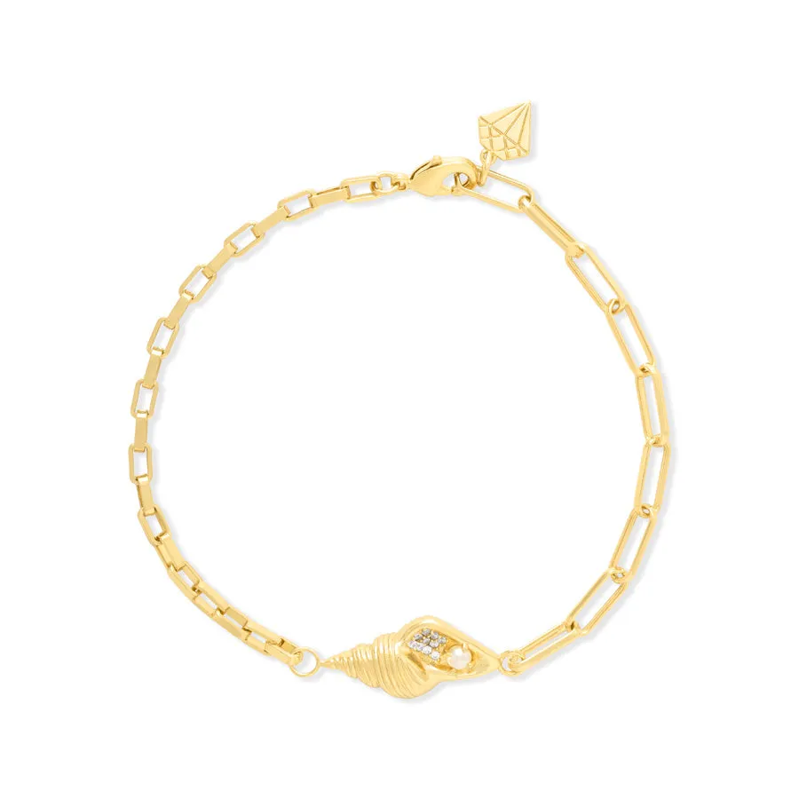 Conch Shell Gold Bracelet