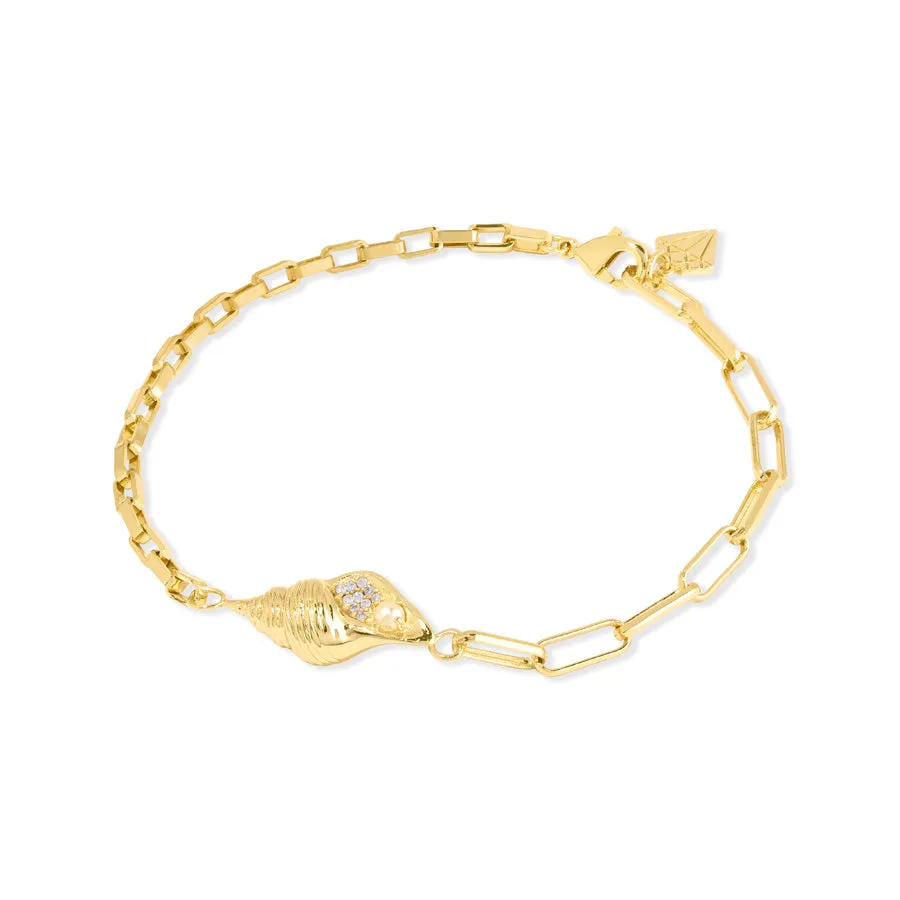 Conch Shell Gold Bracelet