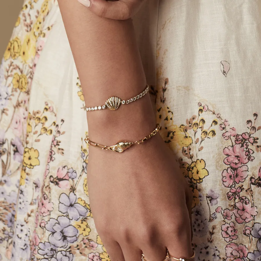 Conch Shell Gold Bracelet