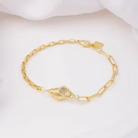 Conch Shell Gold Bracelet