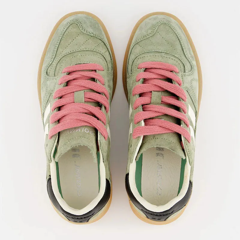 COOLWAY GOAL GREEN KAKHI SHOES