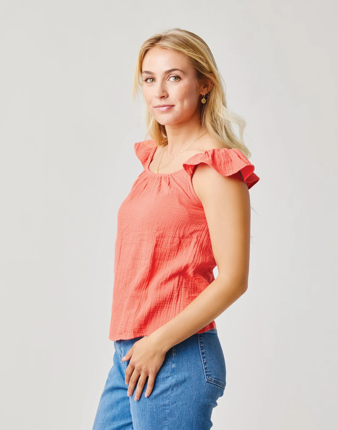 Corrine Top: Sunset