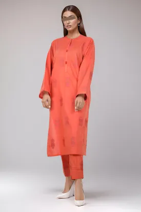 Cotton Jacquard Stitched 2 Piece (Shirt/Trouser)