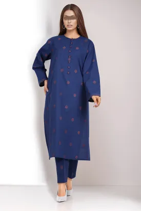 Cotton Jacquard Stitched 2 Piece (Shirt/Trouser)