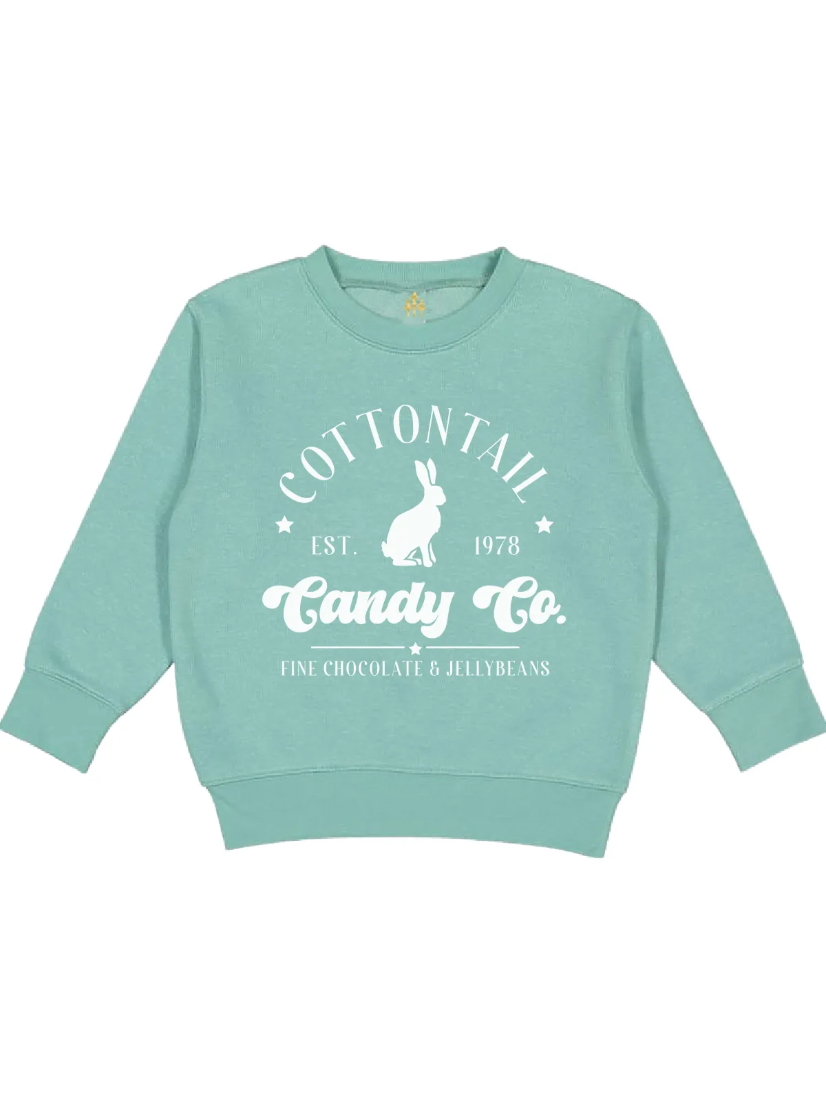 Cottontail Candy Co Kids Easter Sweatshirt