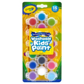 Crayola Washable Kids' Paint (18 Pack)